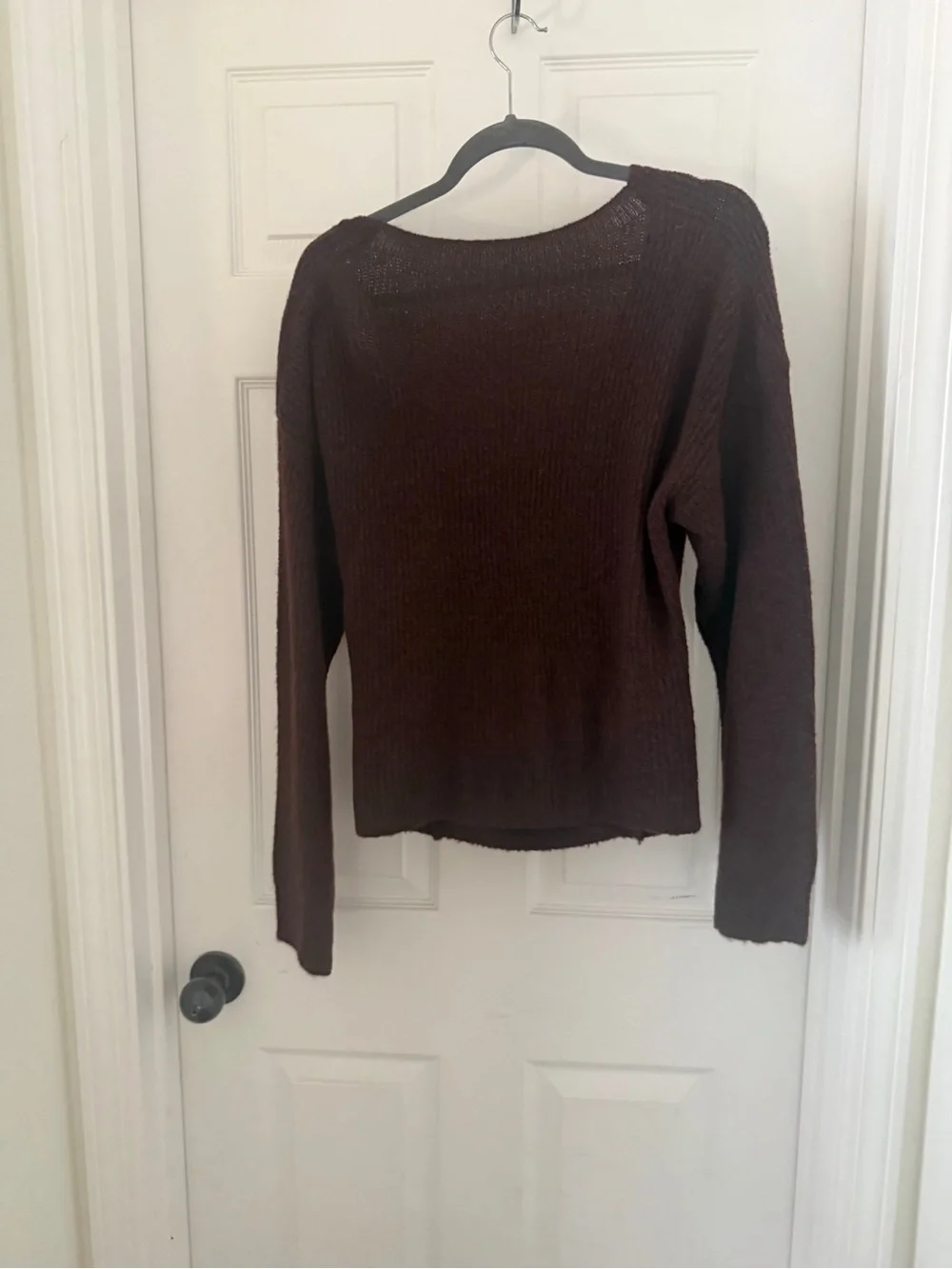 Brown Women's Lightweight Knit Sweater